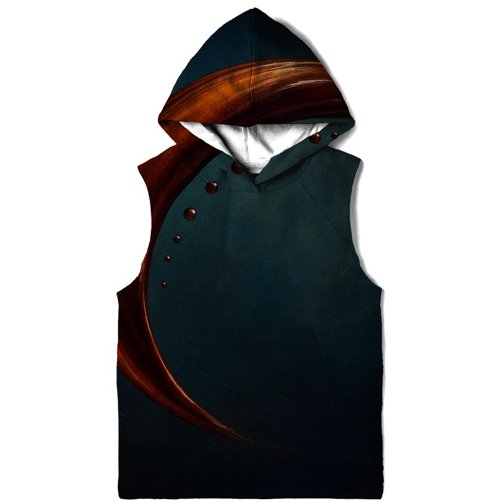 Espresso Arc Splash graphic hoodies