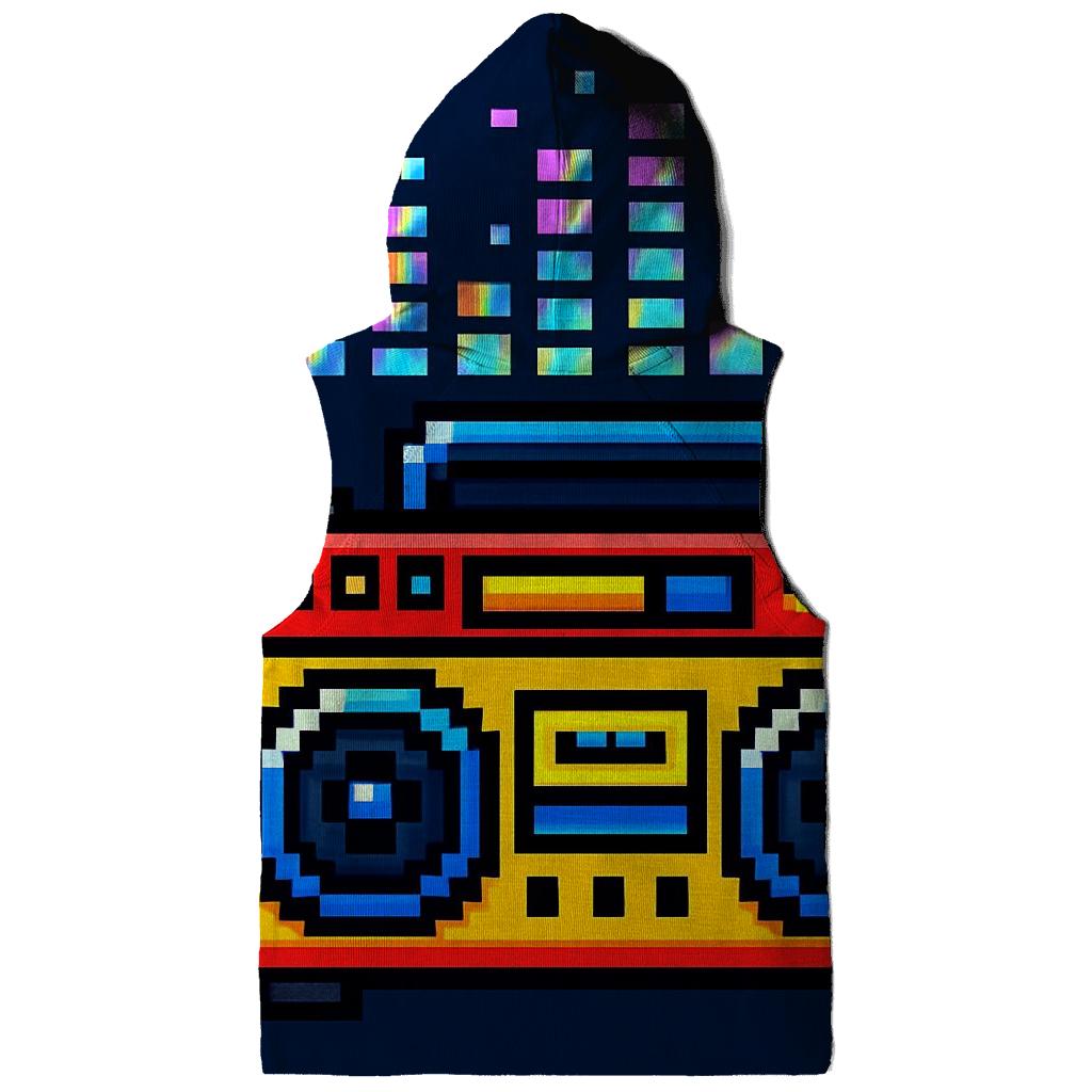 Pixel Arcade Boombox hoodie styles