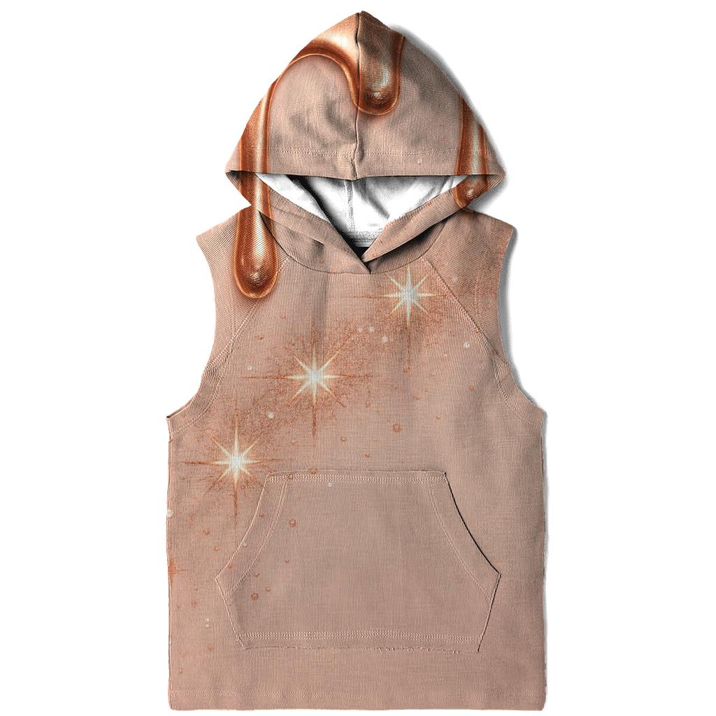 Rose Gold Meteor Drips zip-up hoodies