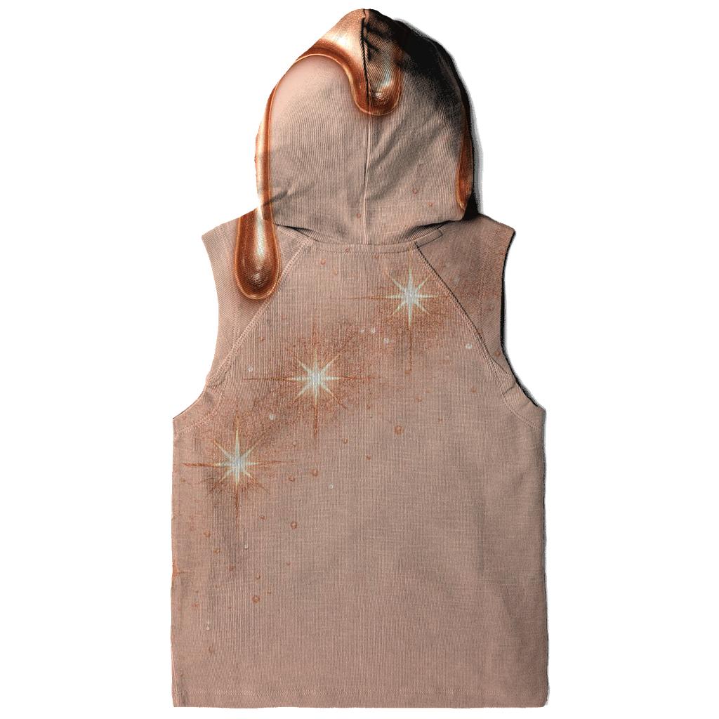 Rose Gold Meteor Drips zip-up hoodies