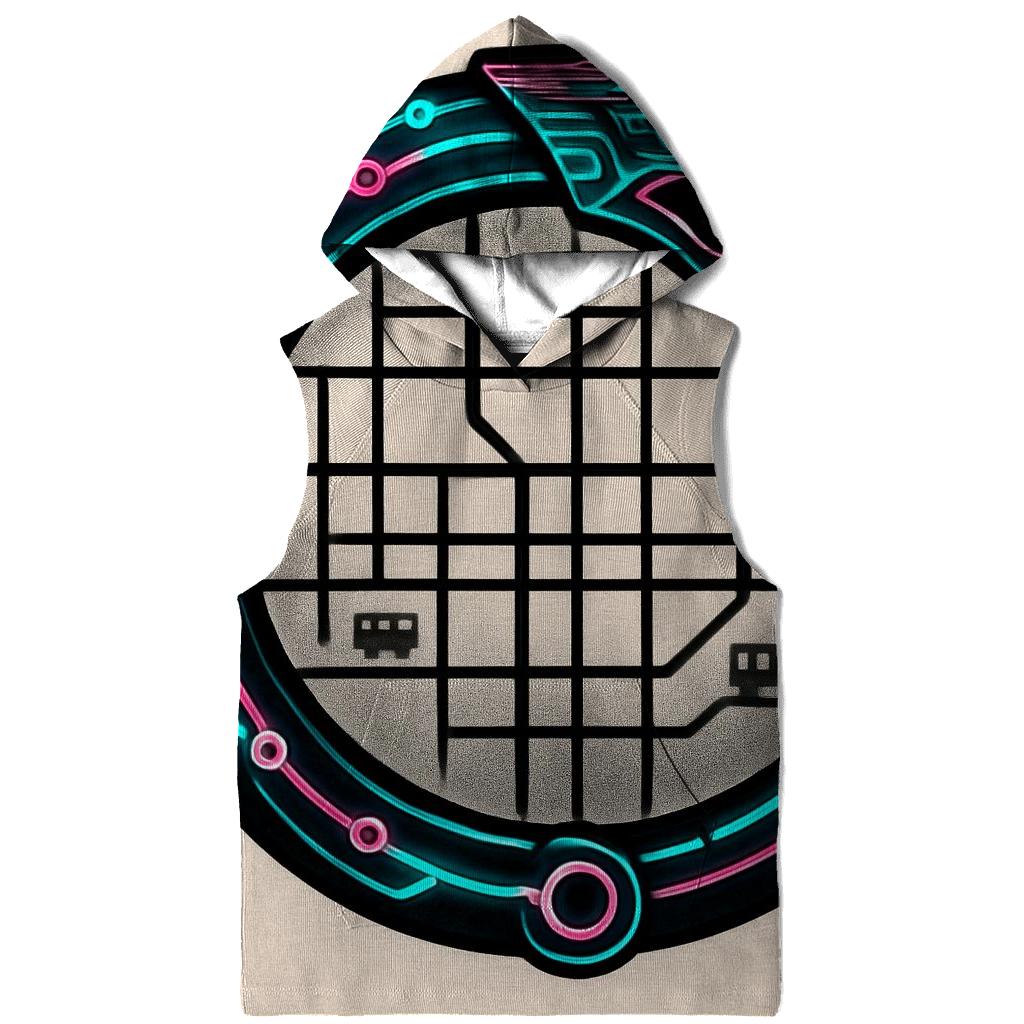 Neon Metro Ouroboros Circuit hoodie styles