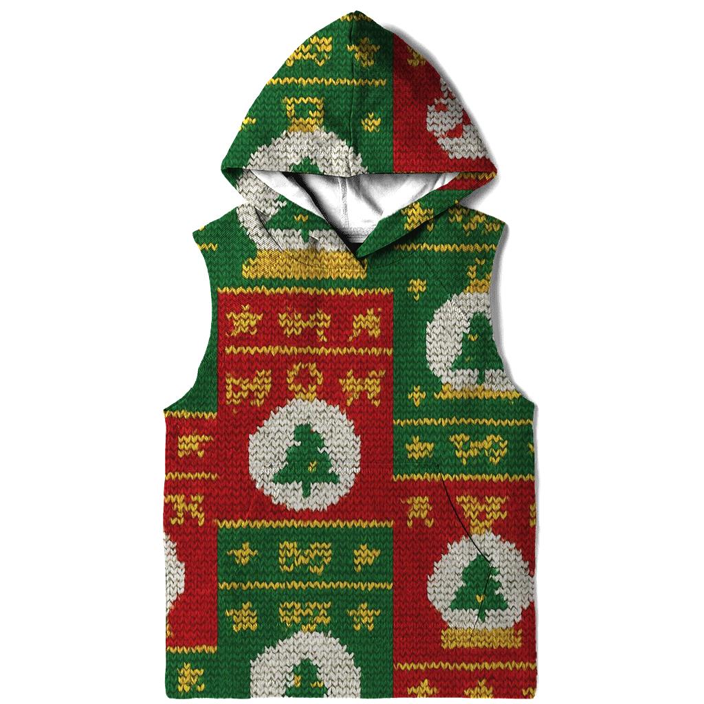 Ornament Snow Globe Patchwork Design graphic hoodies