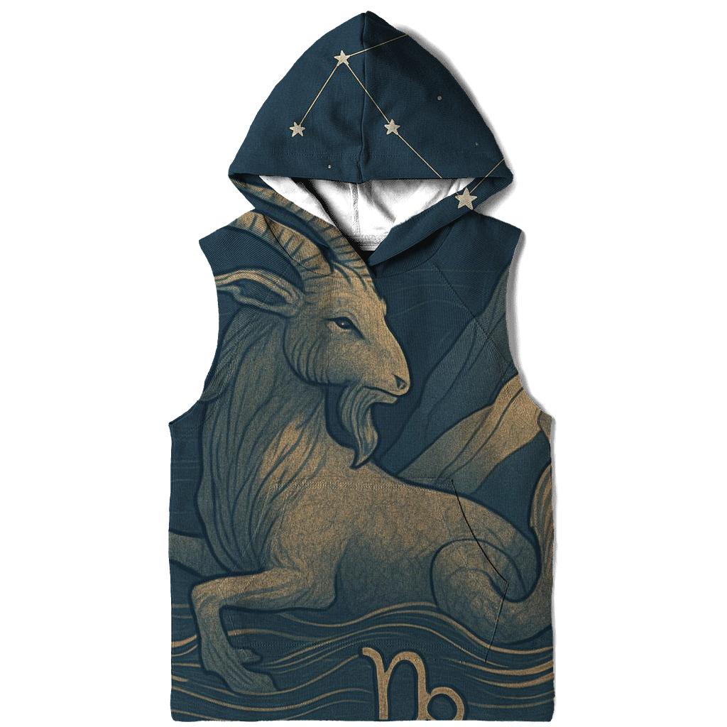 Capricorn Sea Goat Mountain Chart hoodies fashion