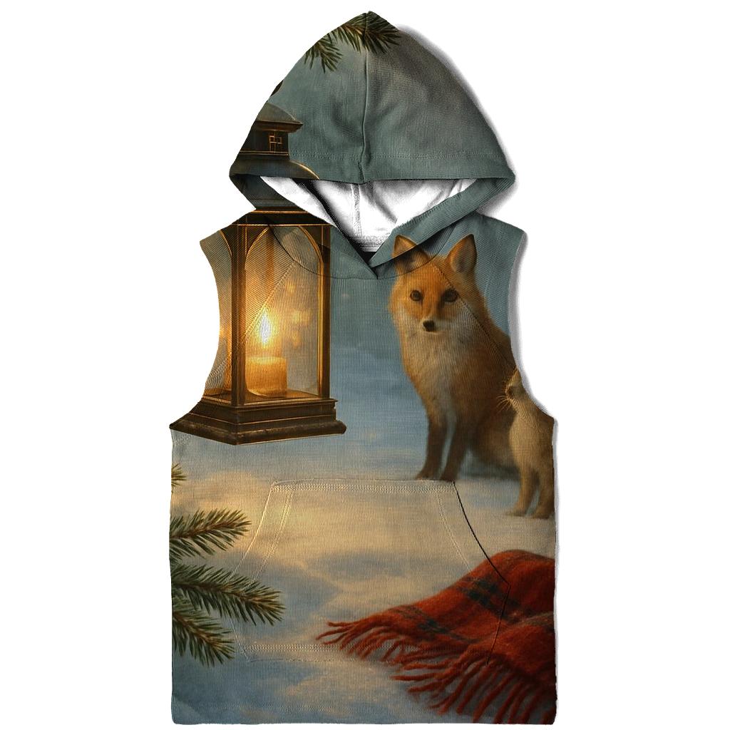 Forest Lantern And Woodland Carolers premium hoodies