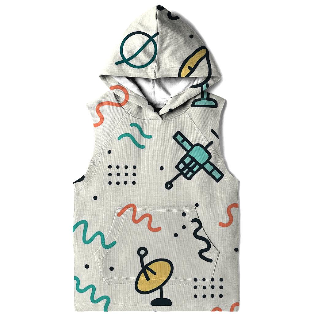 Memphis Satellite Doodles hoodies fashion