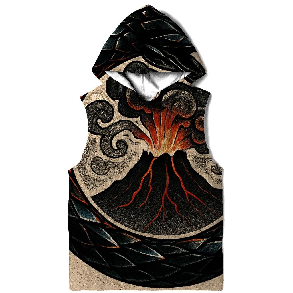 Volcanic Glass Ouroboros Crown printed hoodies