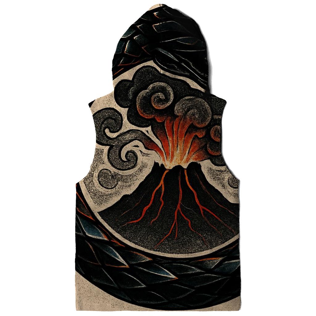 Volcanic Glass Ouroboros Crown printed hoodies