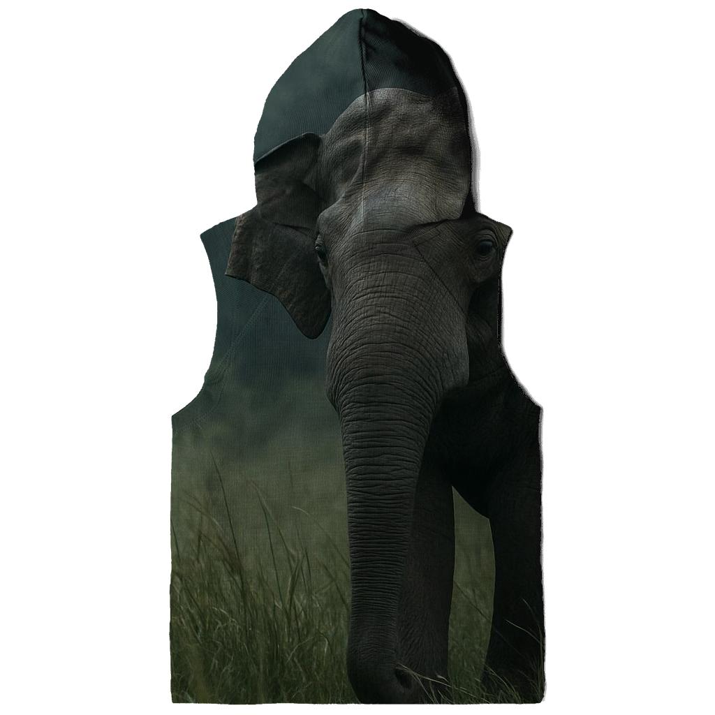 Monsoon Pause Indian Elephant lightweight hoodies