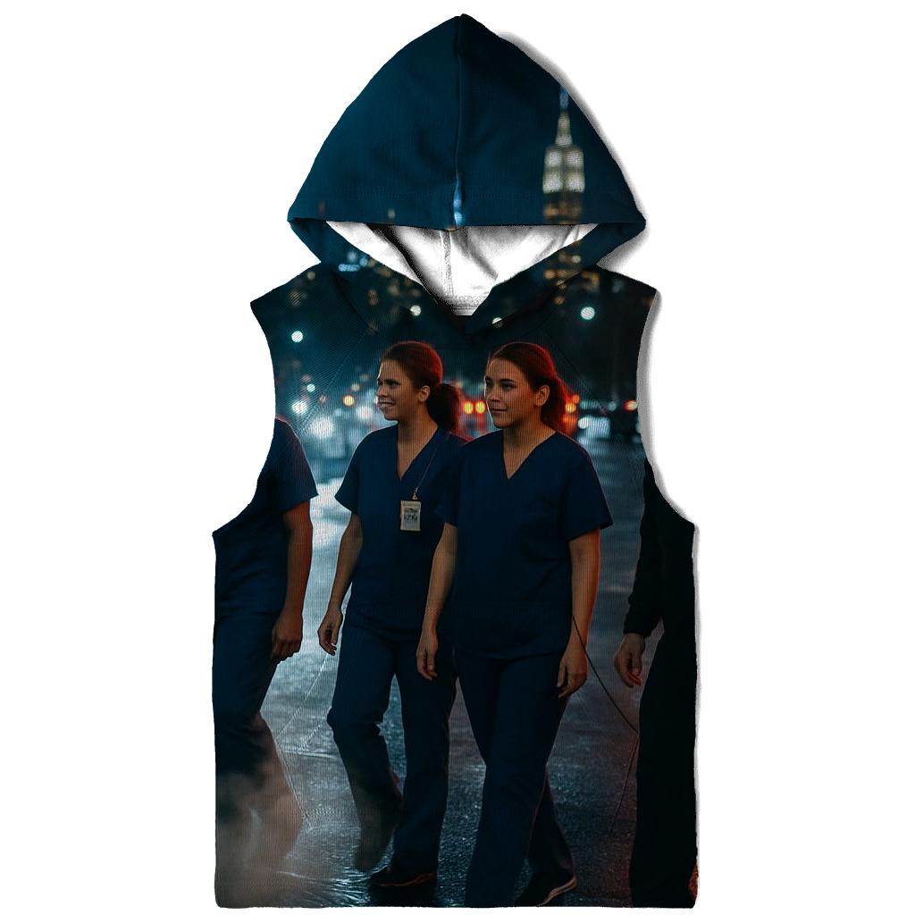 Night Shift Change Outside Bellevue With Uptown Towers Beyond custom hoodies