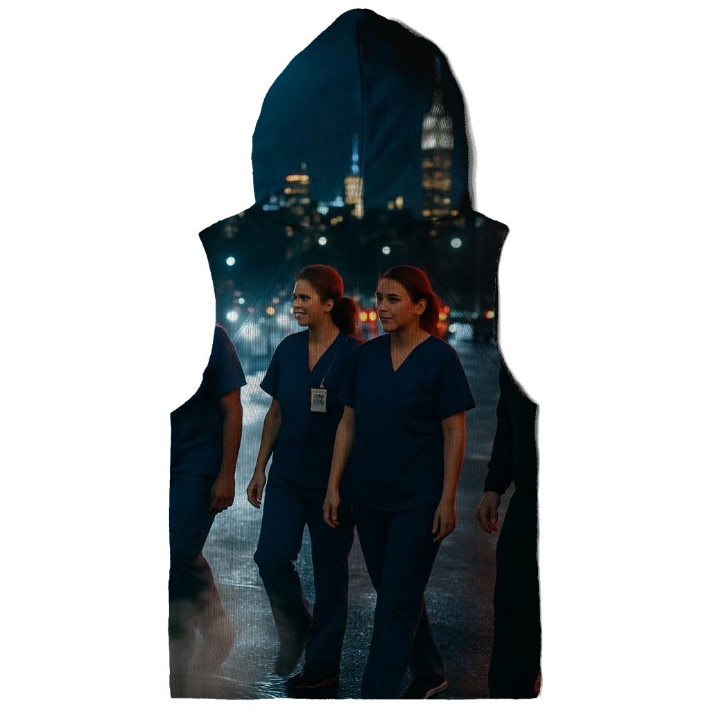 Night Shift Change Outside Bellevue With Uptown Towers Beyond custom hoodies