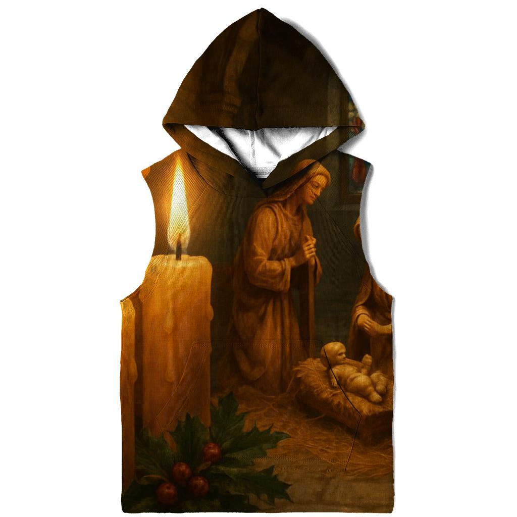 Silent Chapel Nativity Candlelight designer hoodies