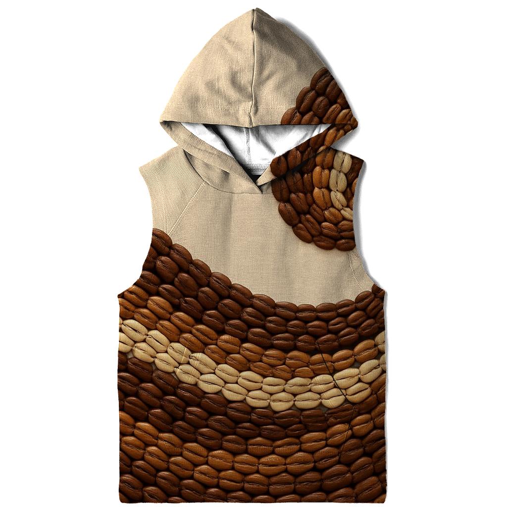 Bean Mosaic Wave premium hoodies