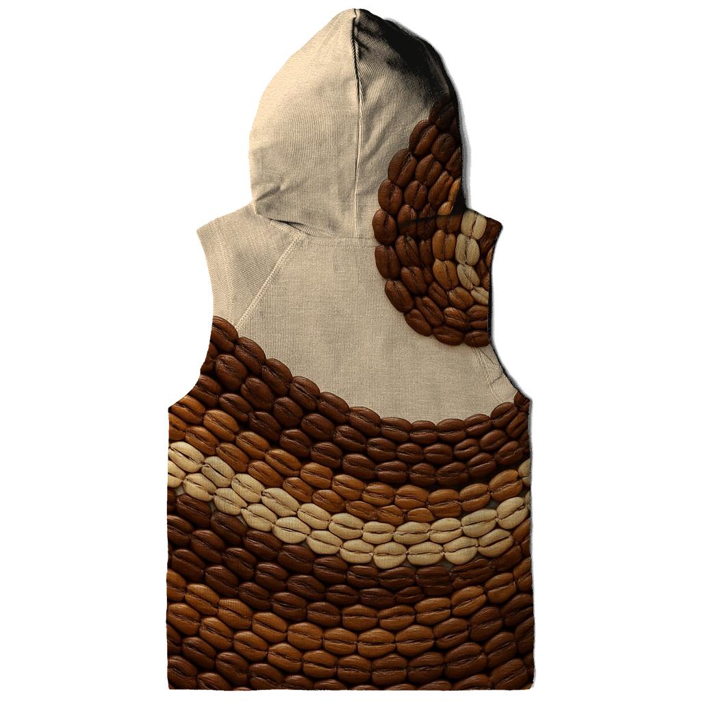 Bean Mosaic Wave premium hoodies