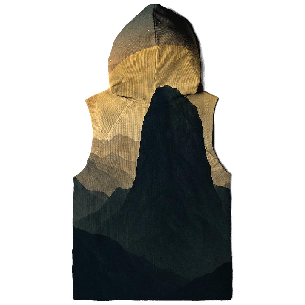 Mountain Monolith Double Exposure printed hoodies