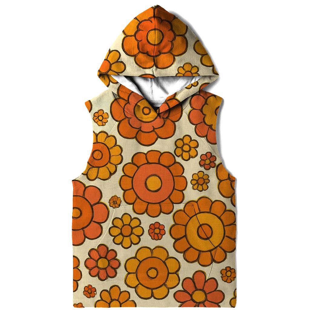Psychedelic Flower Wheel Rosettes pullover hoodies