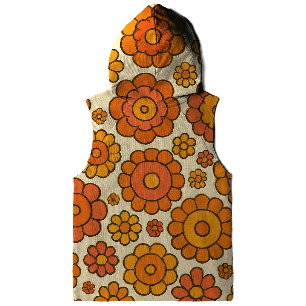 Psychedelic Flower Wheel Rosettes pullover hoodies