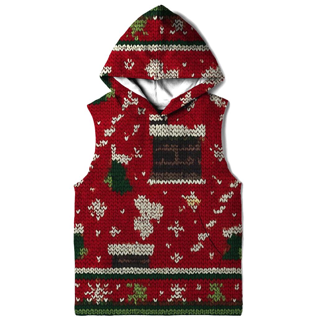 Candy Cane Chimney Ladder Design heavyweight hoodies