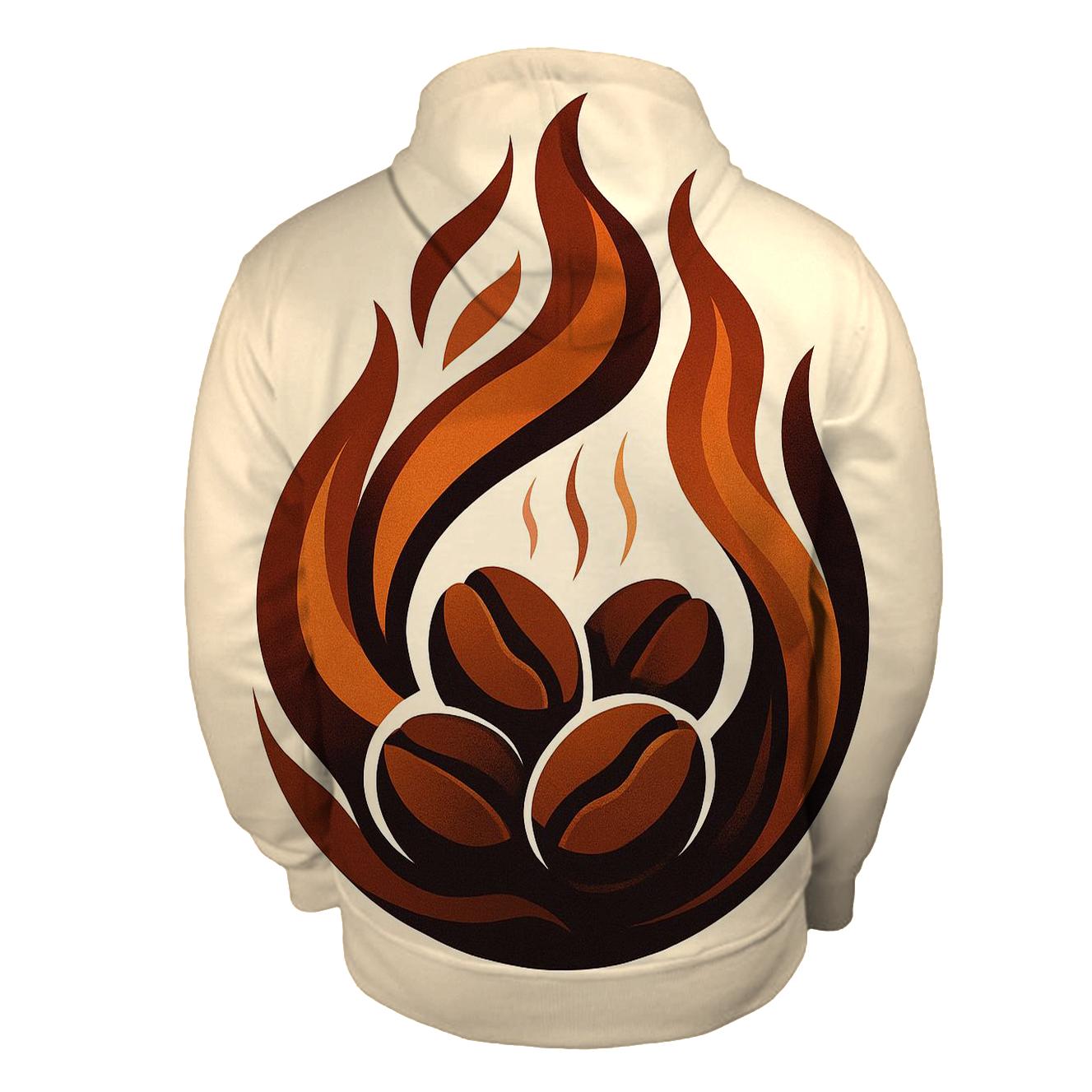 Copper Roast Flames lightweight hoodies