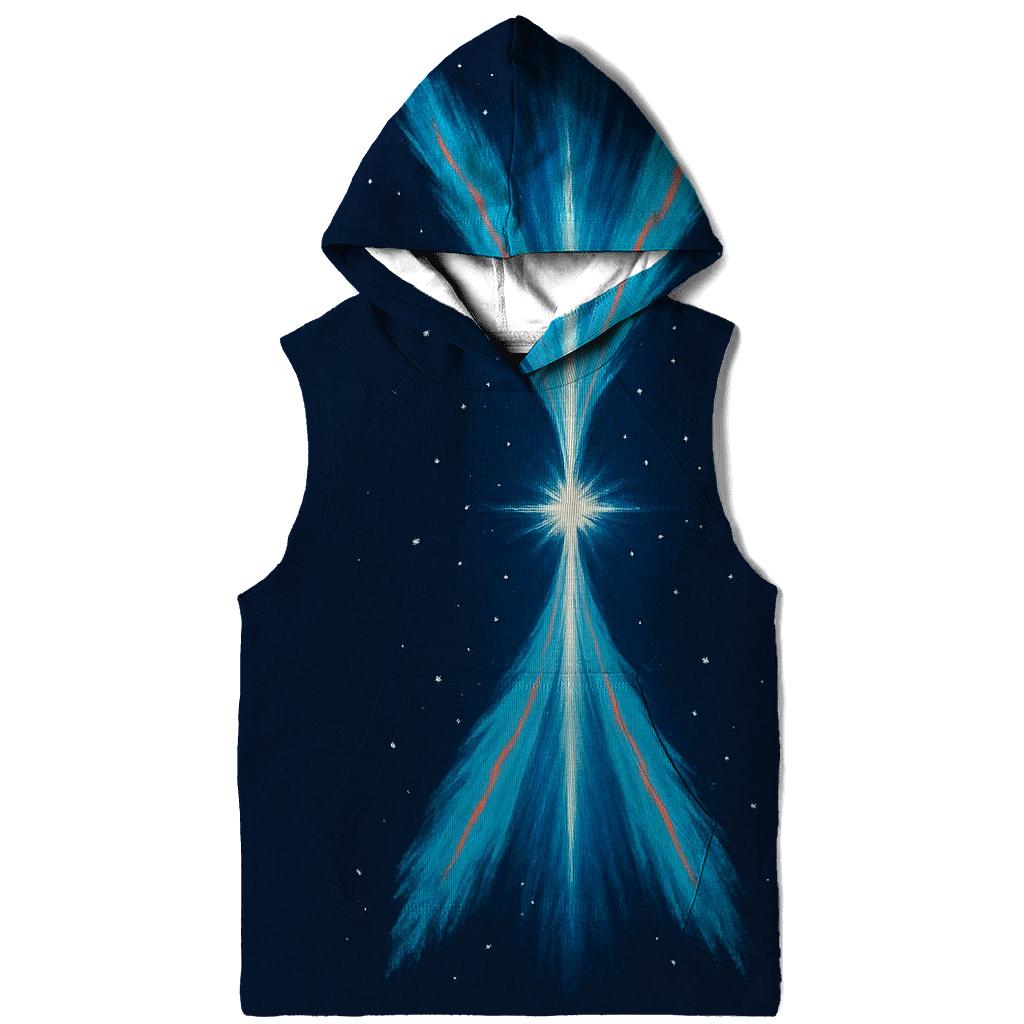 Jet Outflow Twin Plumes embroidered hoodies
