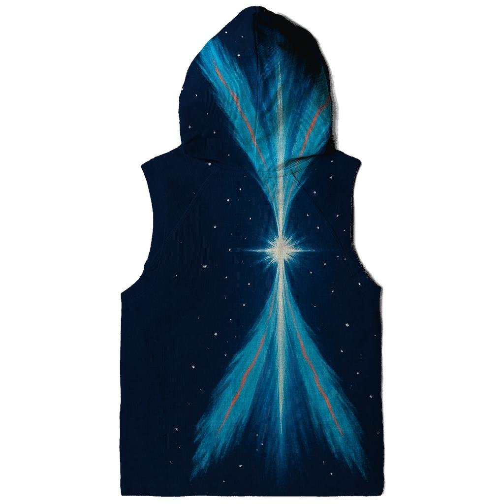 Jet Outflow Twin Plumes embroidered hoodies