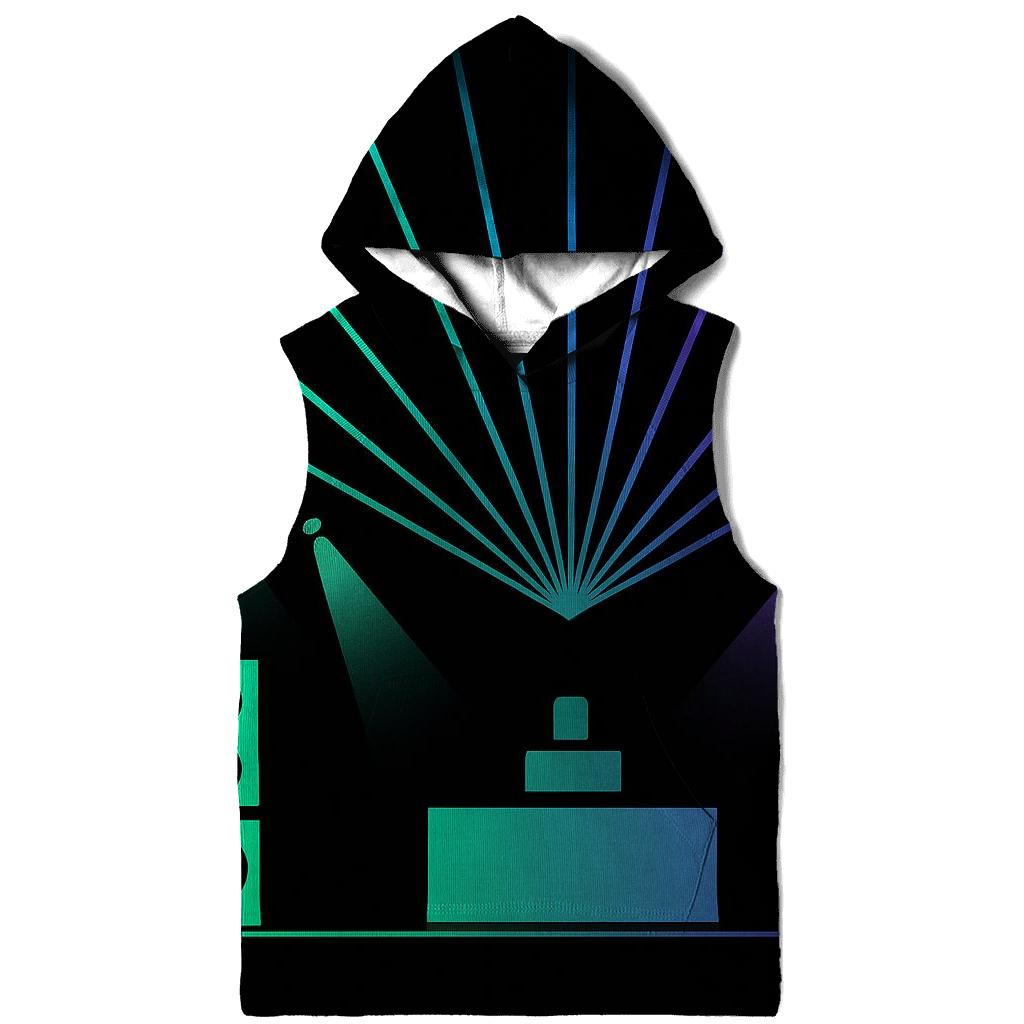 Neon Concert Stage Silhouette hoodie designs