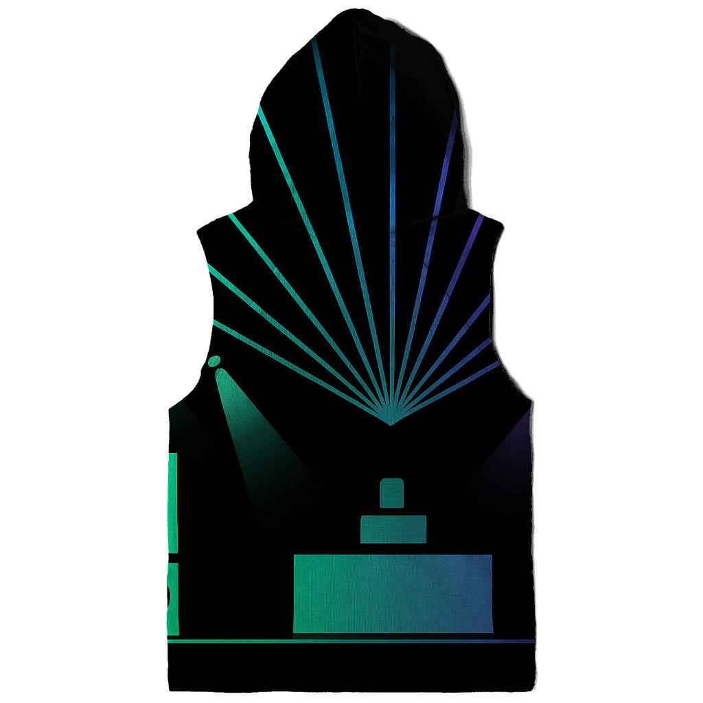 Neon Concert Stage Silhouette hoodie designs