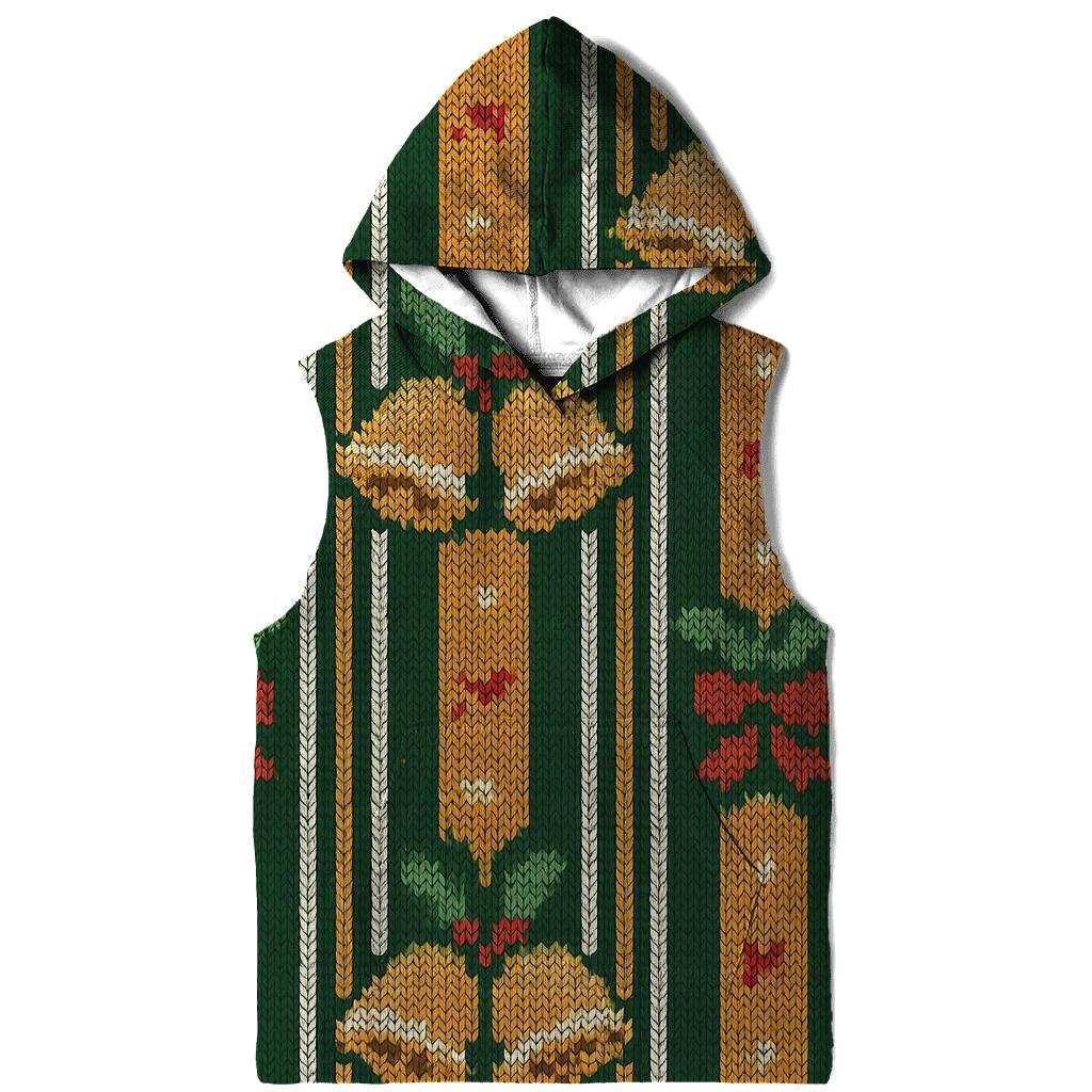 Holly Jingle Bell Barcode Design hoodie styles