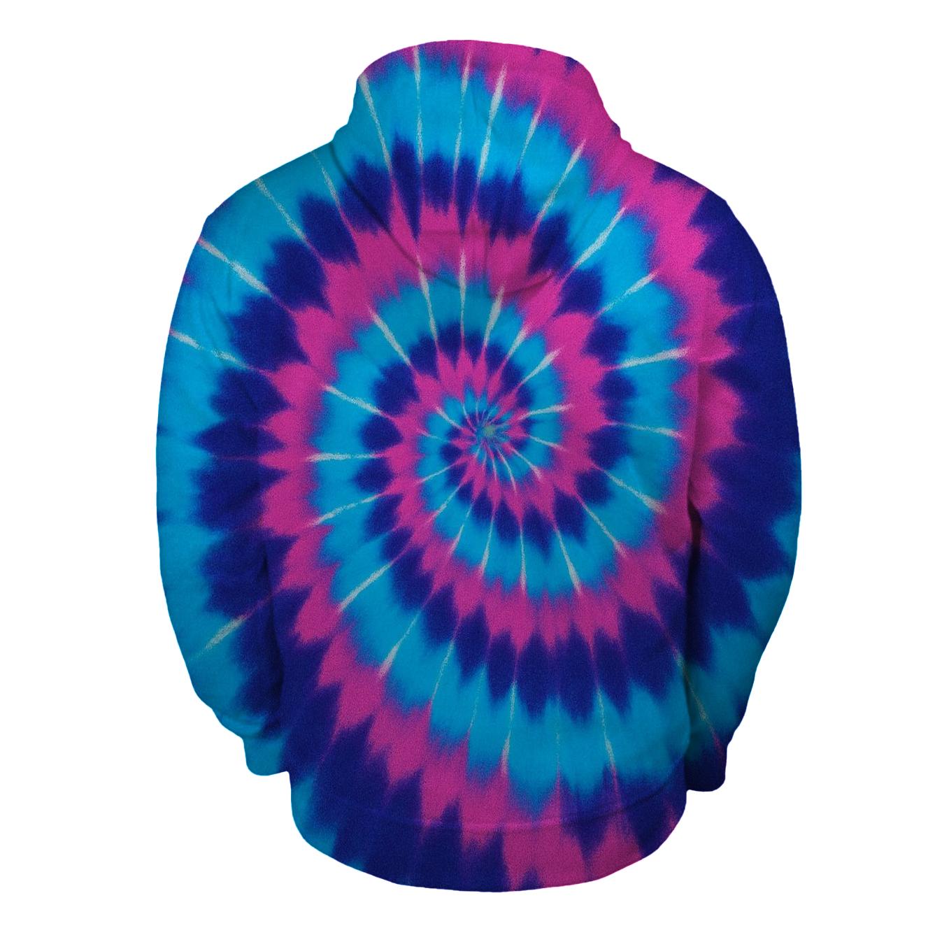Pulsar Spiral Overdye Vortex custom hoodies
