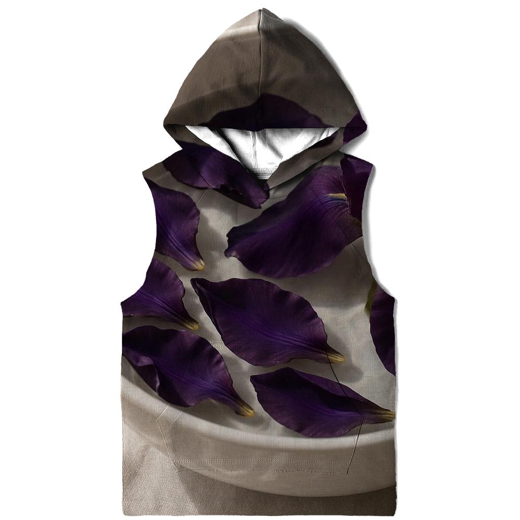 Iris Petals Floating In A Ceramic Rinse Bowl hoodie designs