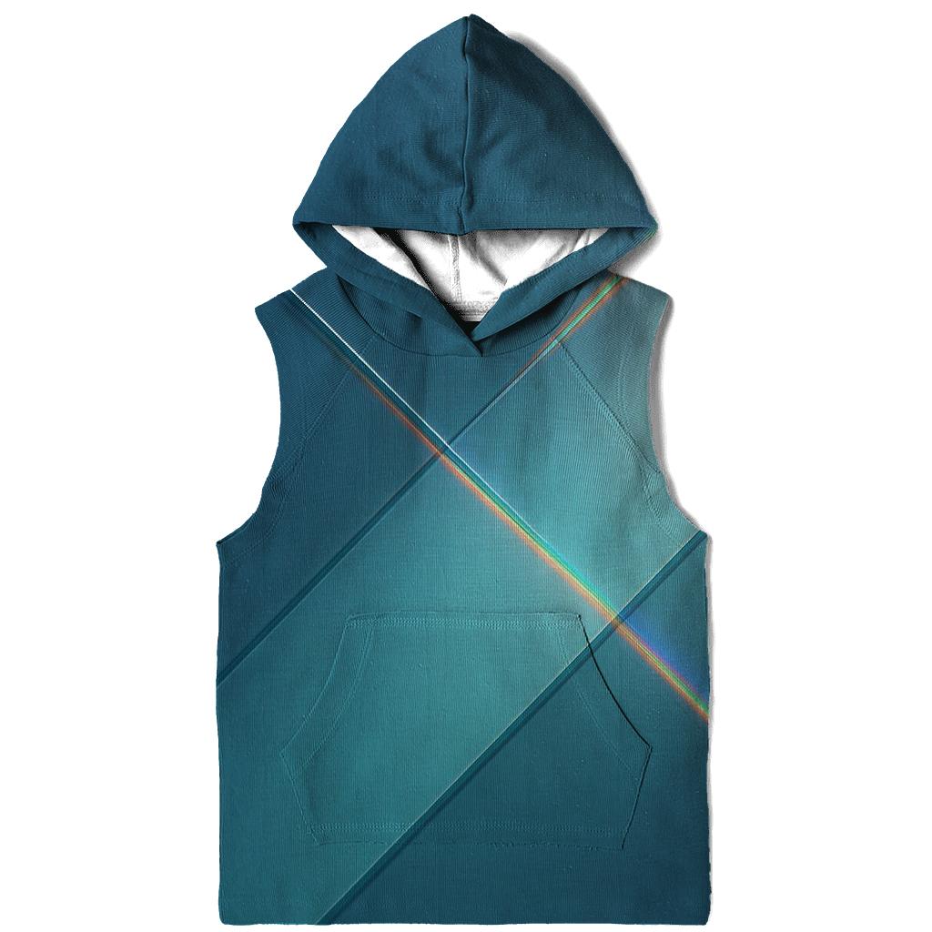 Prismatic Rain Drift Gradient heavyweight hoodies