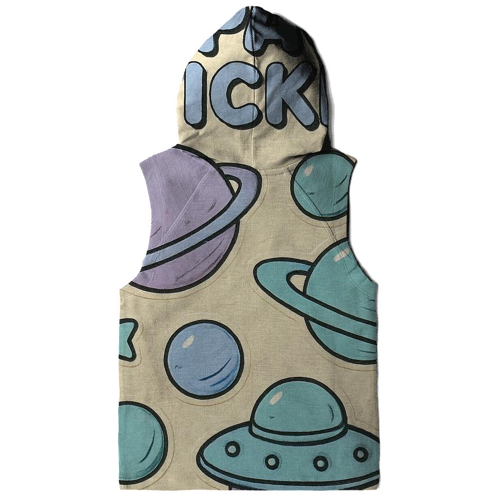 Worn 1990s Planetary Sticker Sheet custom hoodies