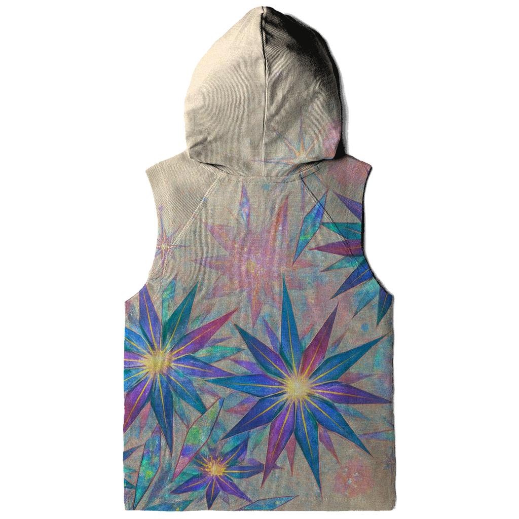 Holographic Starburst Bouquet zip-up hoodies