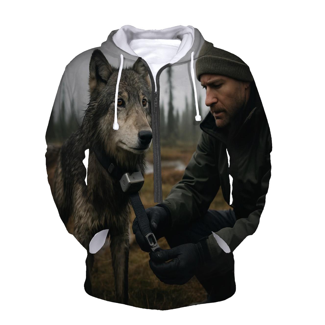 Radiocollar Field Check In Boreal Muskeg premium hoodies