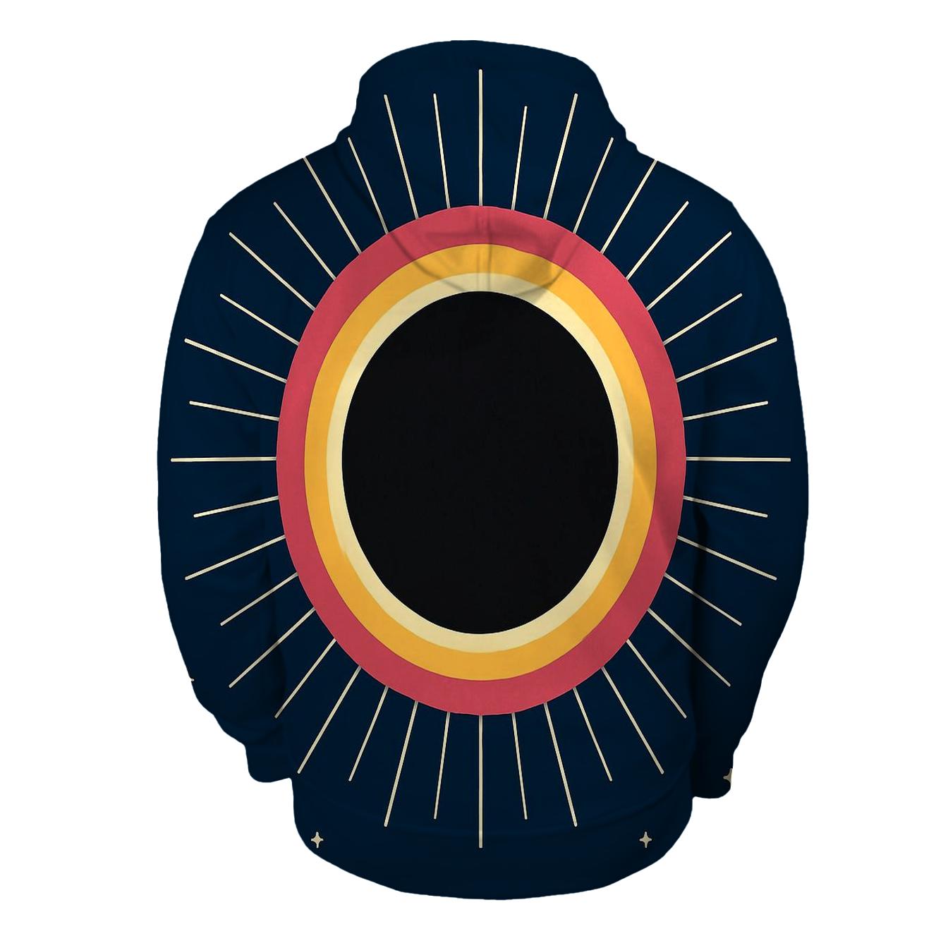 Eclipse Corona Spoke Lattice hoodie trends