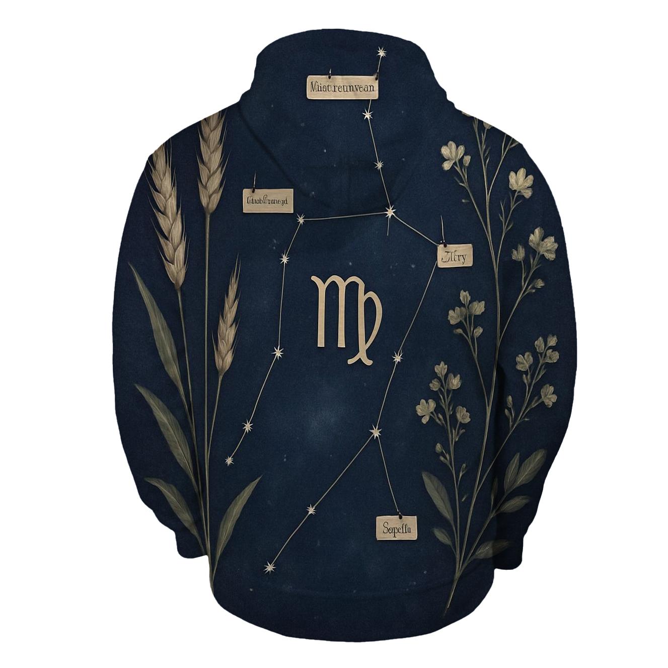 Virgo Wheat Constellation Herbarium hoodies fashion