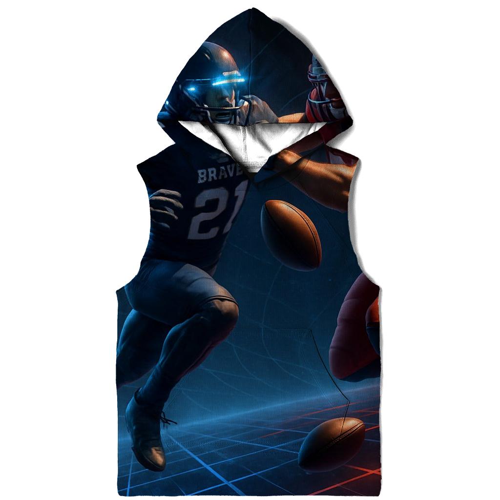 Hologram Yard Lines In Zero Gravity Arena pullover hoodies