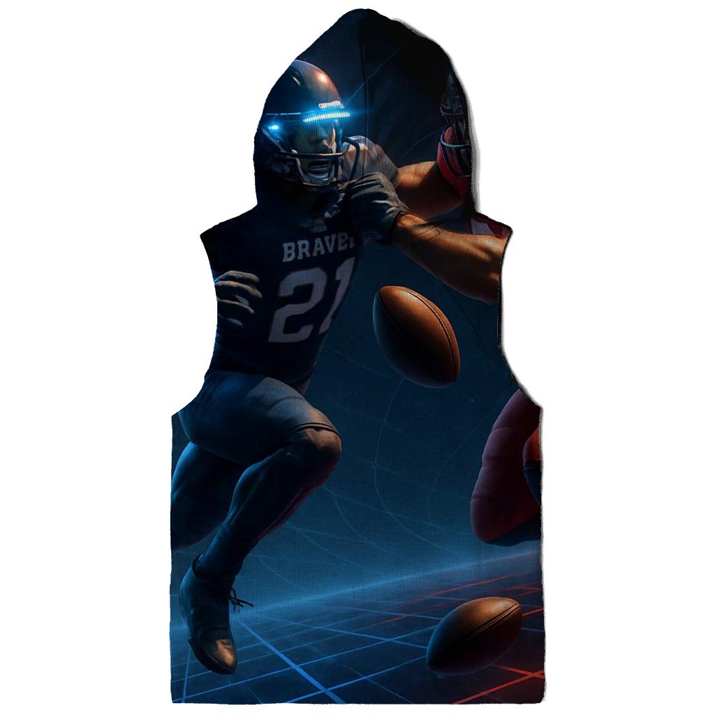 Hologram Yard Lines In Zero Gravity Arena pullover hoodies