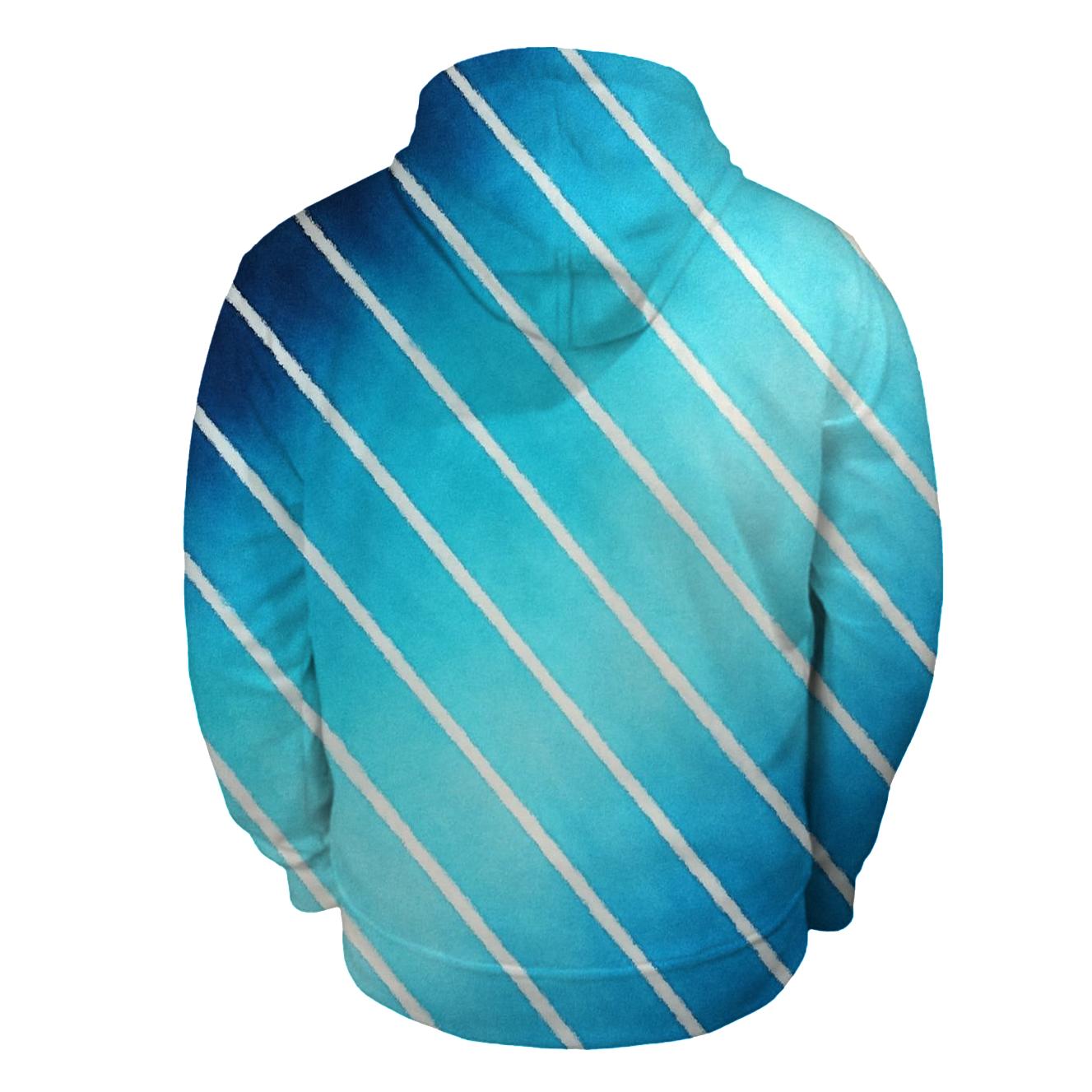 Arashi Comet Tail Diagonals embroidered hoodies