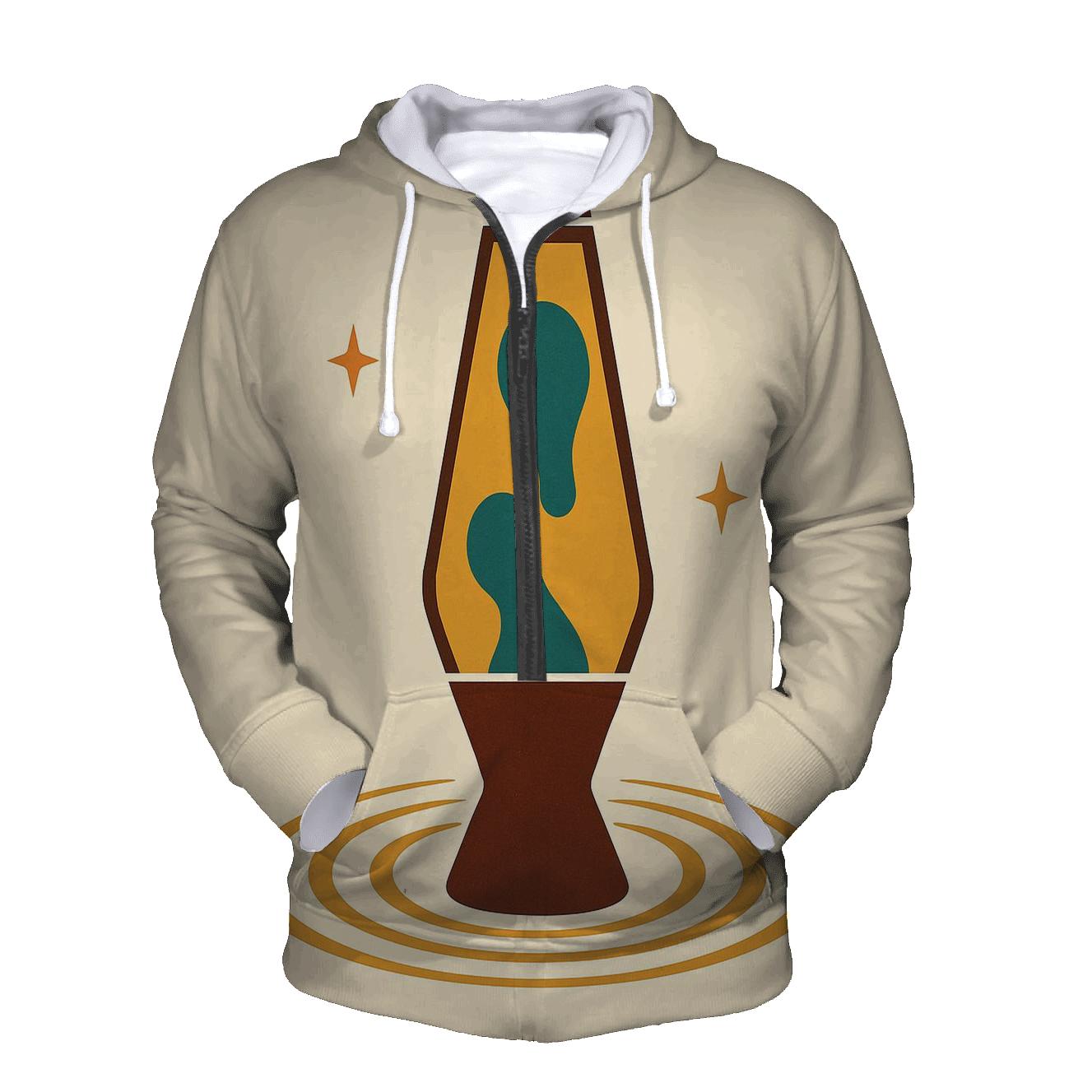 Groovy Lava Lamp Silhouette designer hoodies