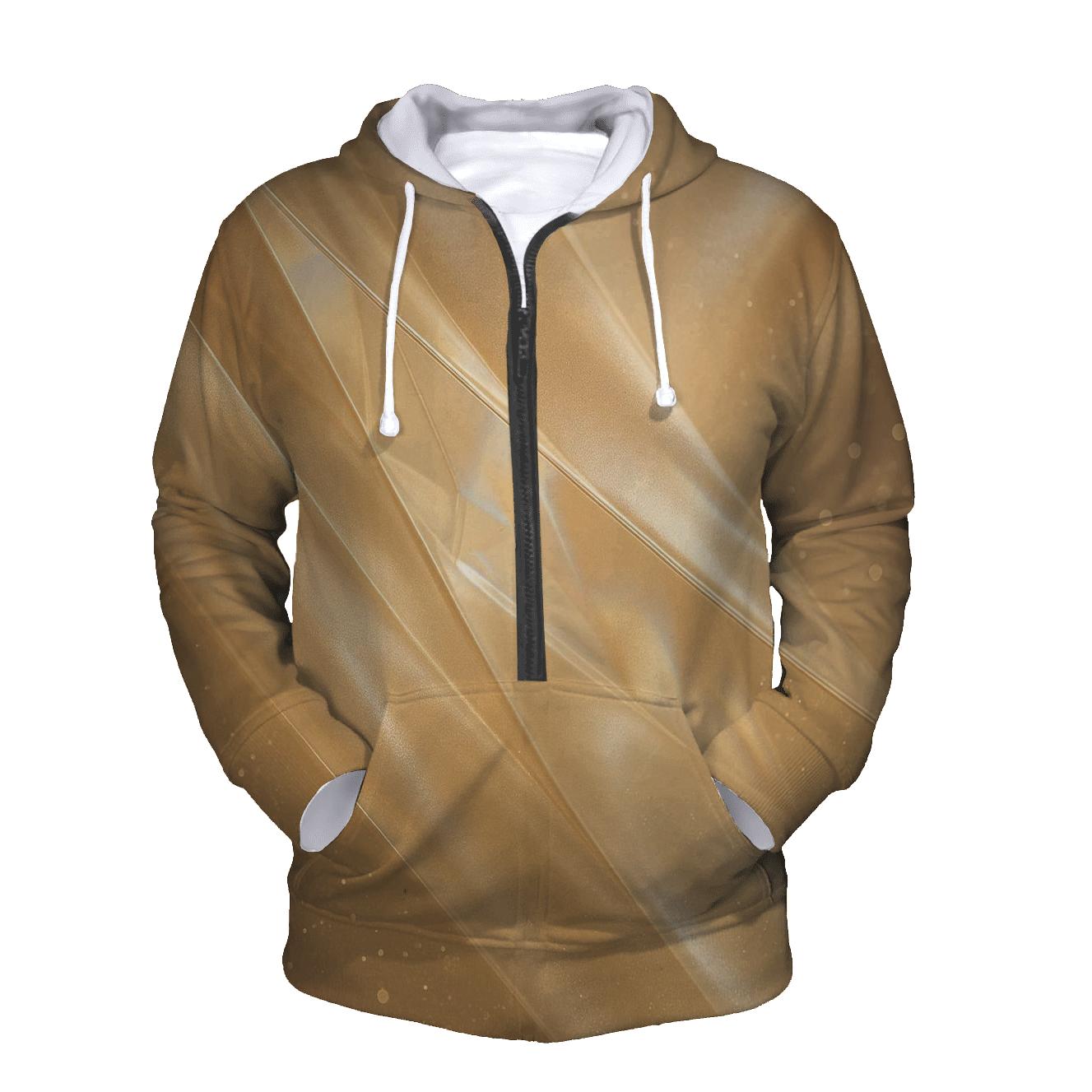 Champagne Prism Veil embroidered hoodies