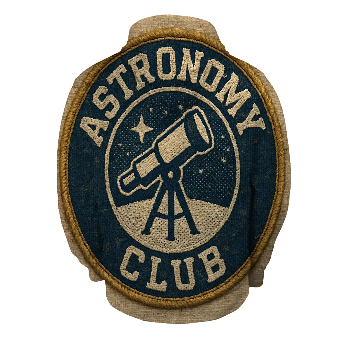 Old School Astronomy Club Patch Emblem hoodie trends