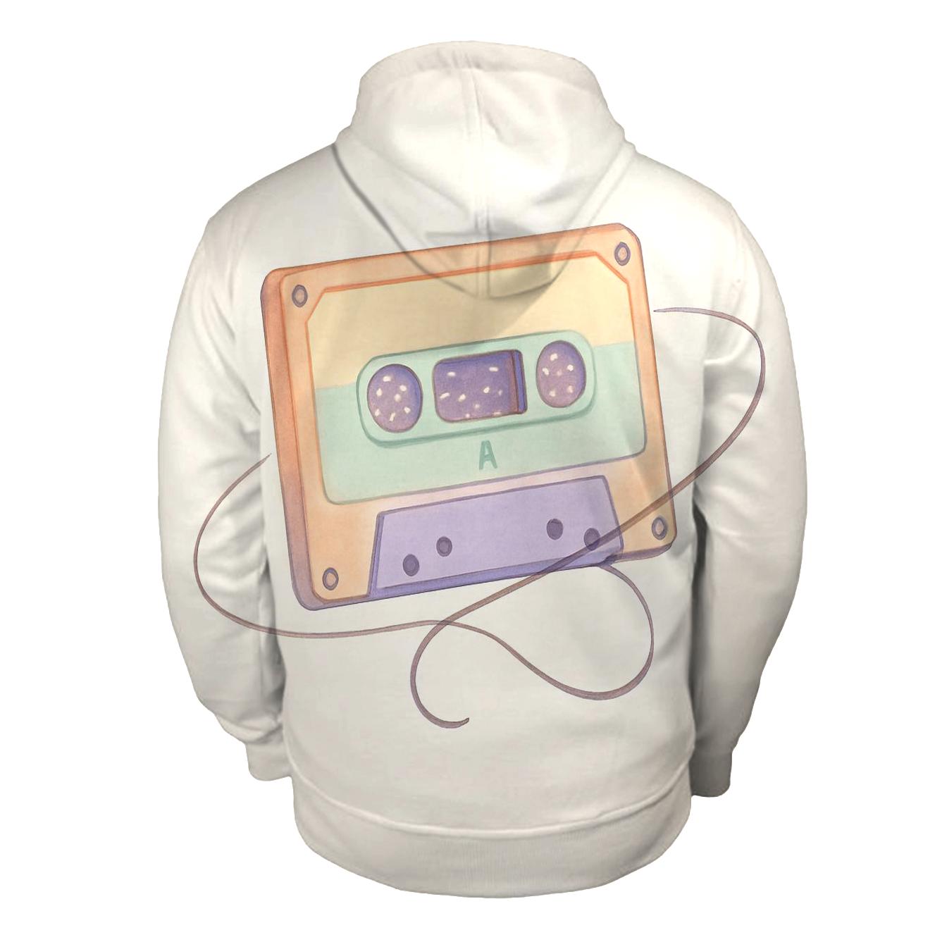 Pastel Cassette Constellation lightweight hoodies