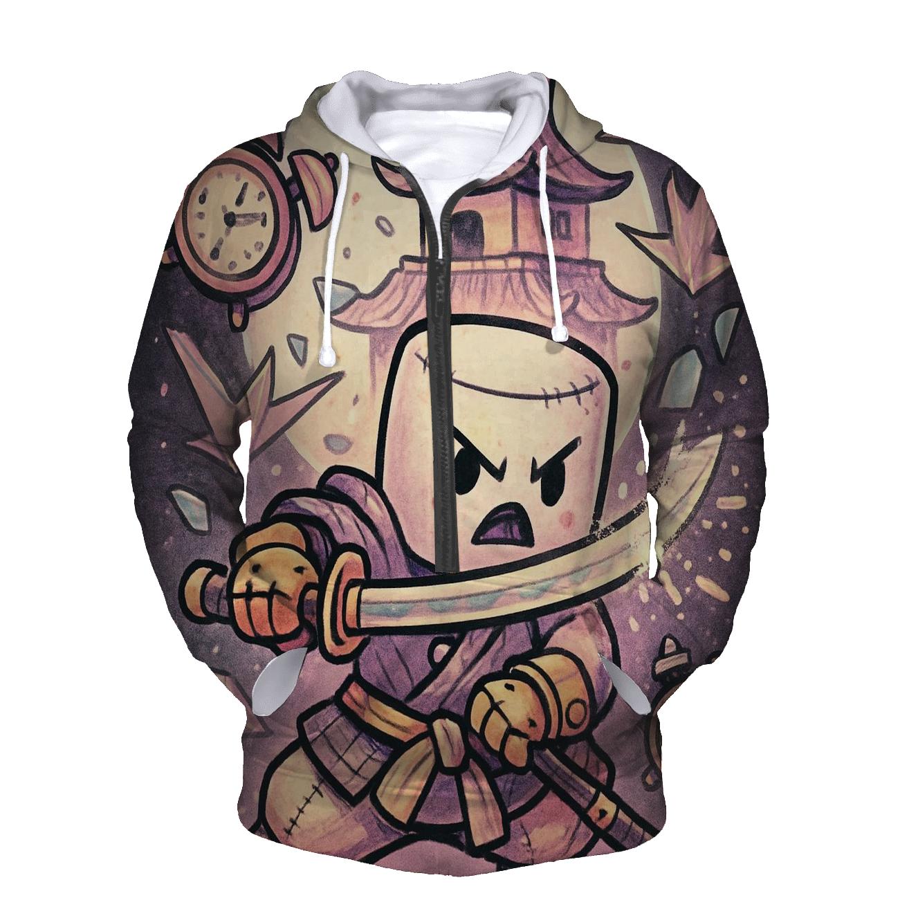 Clockwork Marshmallow Samurai premium hoodies
