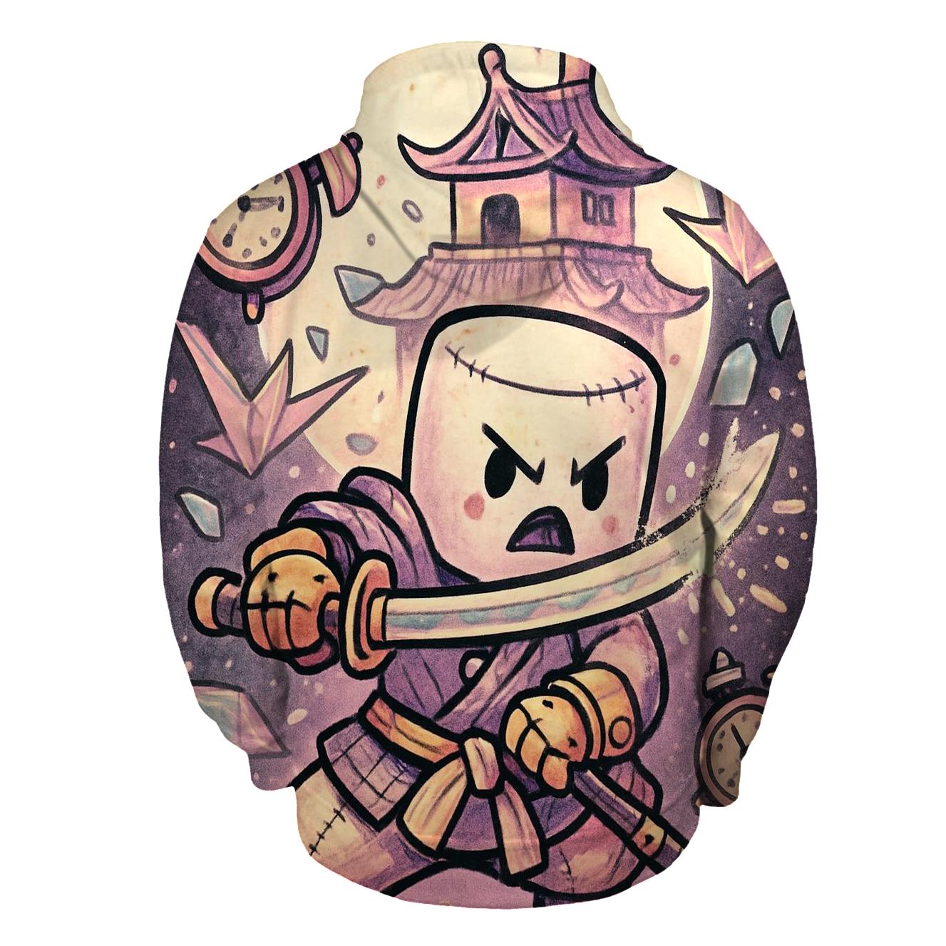 Clockwork Marshmallow Samurai premium hoodies