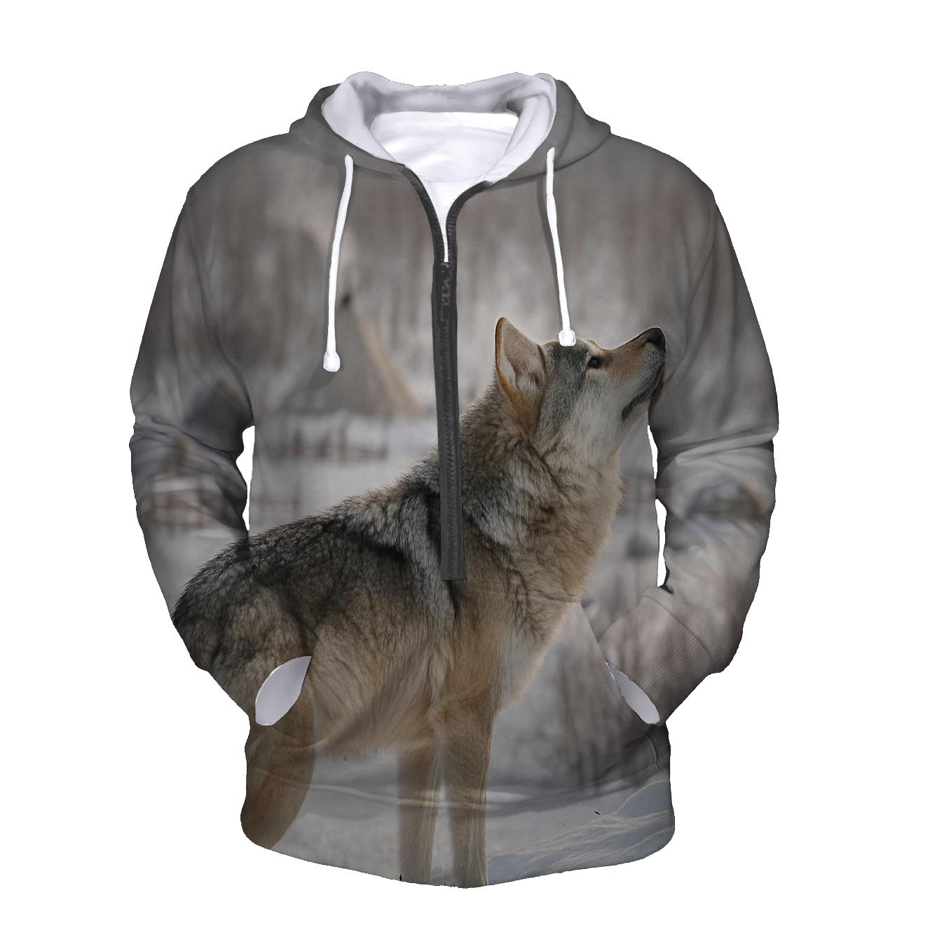 Cultural Landscape Crossing Near Reindeer Herding Camp graphic hoodies
