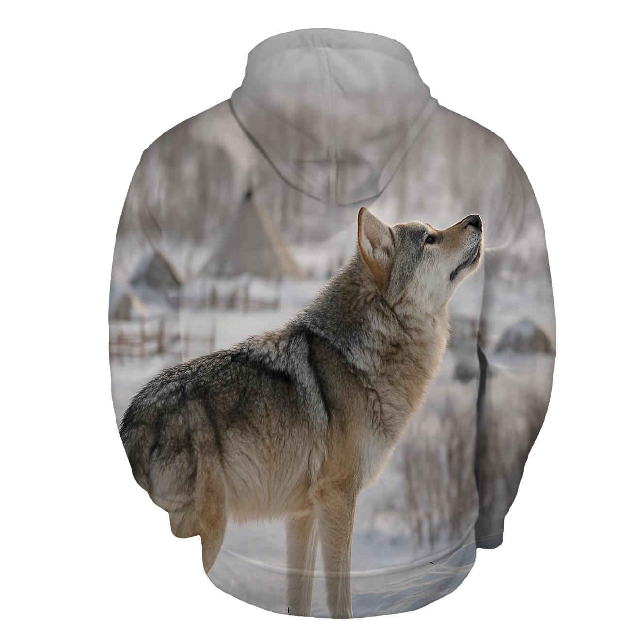 Cultural Landscape Crossing Near Reindeer Herding Camp graphic hoodies