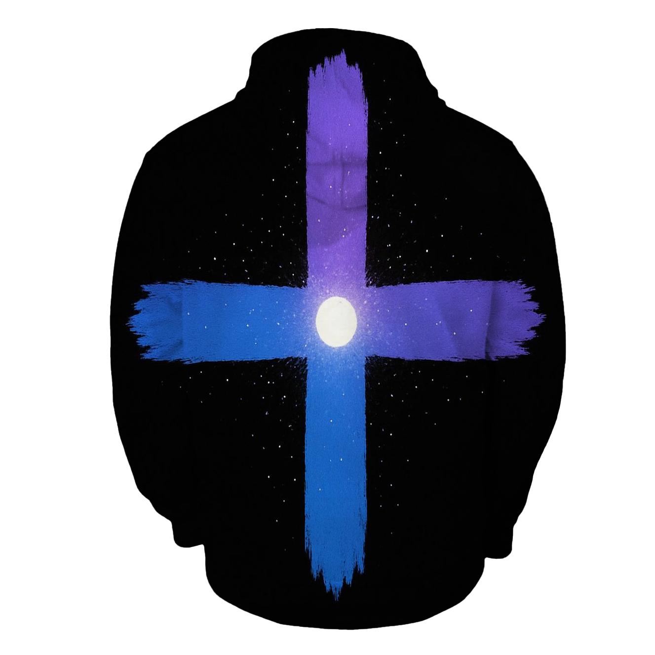 Pulsar Beam Cross Fan hoodie styles