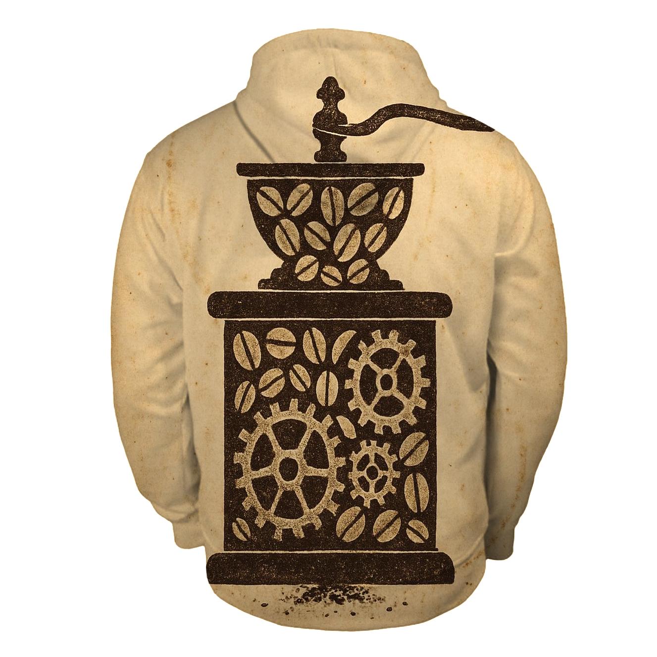 Grinder Gear Silhouette graphic hoodies