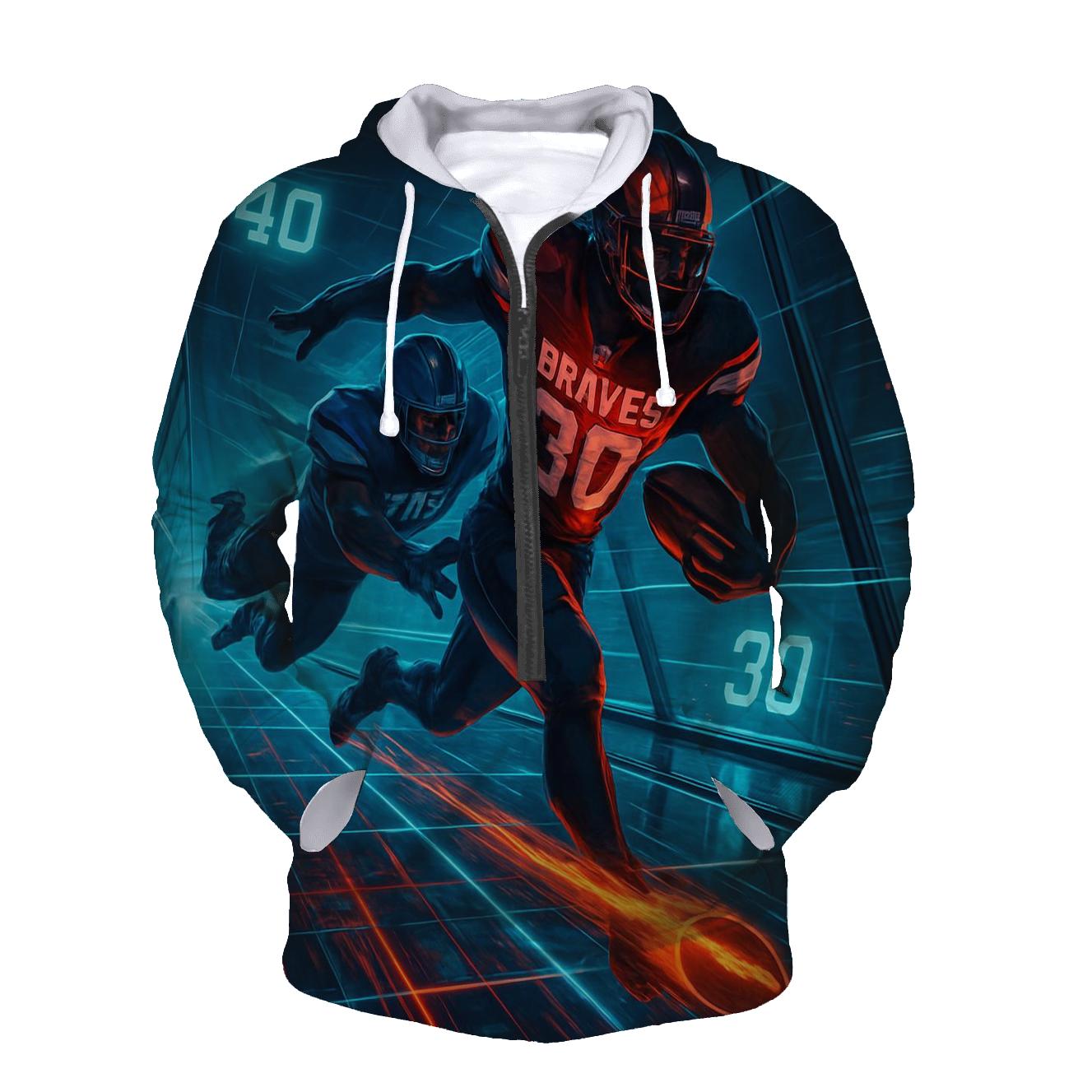 Skybridge Tackle Above The City graphic hoodies