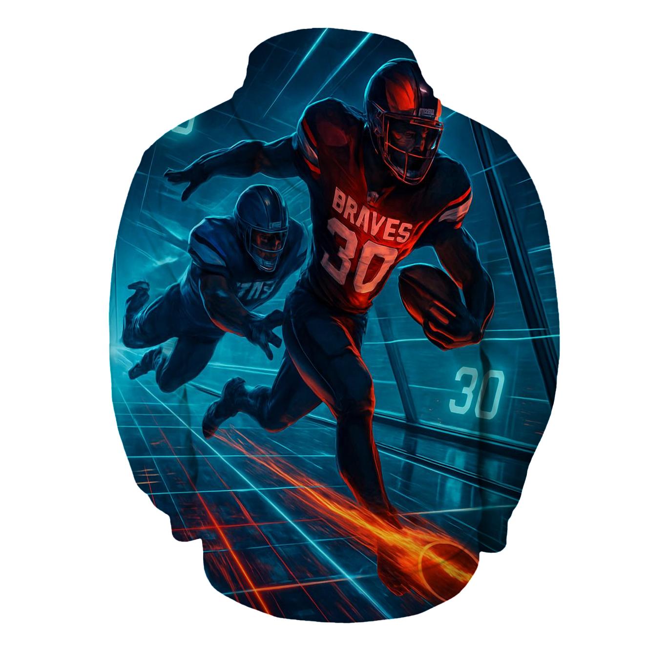 Skybridge Tackle Above The City graphic hoodies